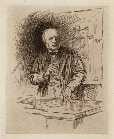 Henry Calderwood, professor i moralfilosofi (gravyr) av William Brassey (after) Hole