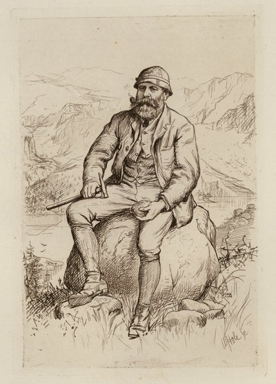 James Geikie, professor i geologi (gravyr) av William Brassey (after) Hole
