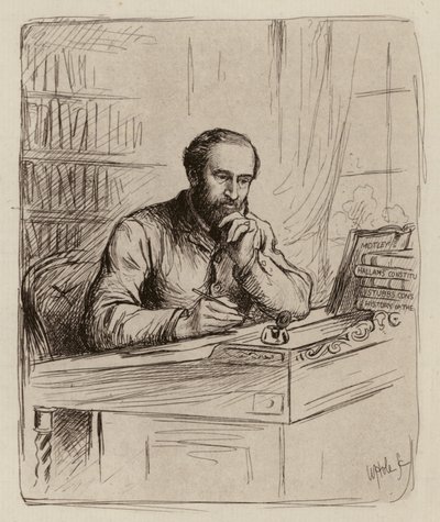 John Kirkpatrick, professor i konstitutionell rätt och historia (gravyr) av William Brassey (after) Hole