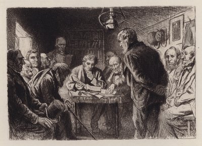 The Kirk-Session (gravyr) av William Brassey (after) Hole
