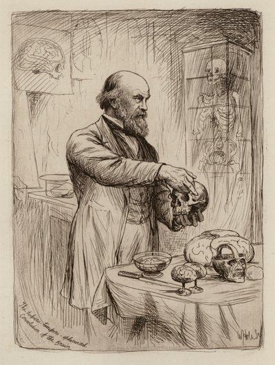 William Turner, professor i anatomi (gravyr) av William Brassey (after) Hole