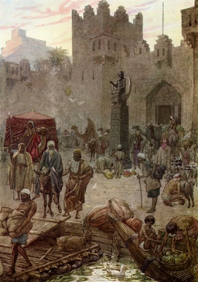 Abram Abraham lämnar Ur för Kaldéen - Bibeln av William Brassey Hole