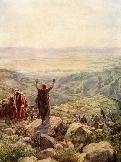 Bileam välsignade Israels läger. - Bibeln av William Brassey Hole