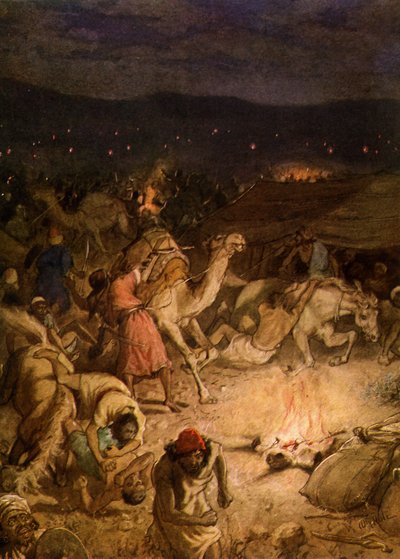 Gideon i midjaniternas läger - Bibeln av William Brassey Hole