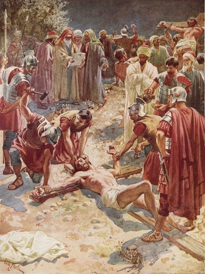Jesus korsfästes av William Brassey Hole
