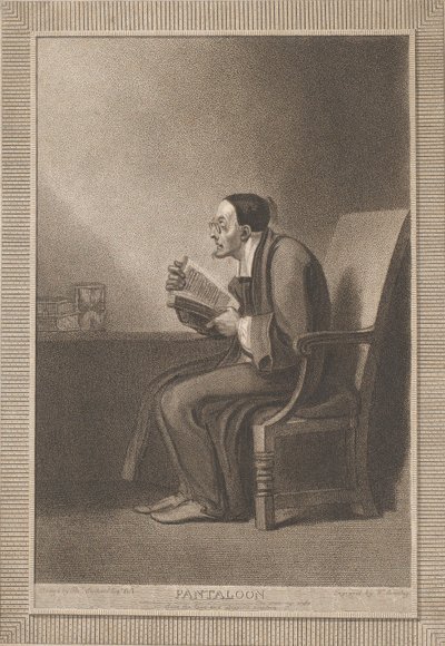 Pantaloon: The Sixth Age Shifts into the Lean and Slippered Pantaloon Shakespeare, As Y..., 1799. av William Bromley