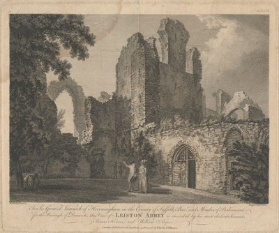 Utsikt över Leiston Abbey av William Byrne