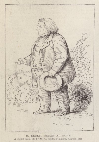 Ernest Renan, fransk filosof och religionshistoriker, hemma av William C. Smith