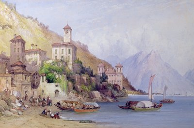 Gravedona, Comosjön, 1895 av William Callow