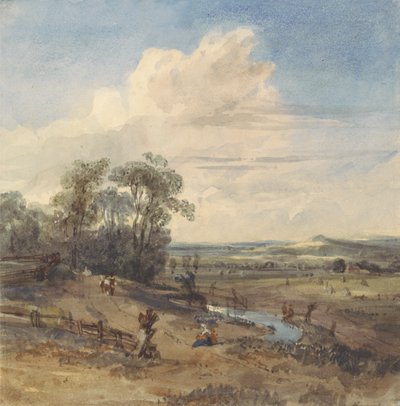 Landskap efter Wynants (i Louvren) av William Callow