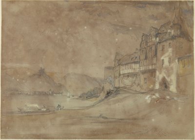 Marksburgs slott, Rhens av William Callow