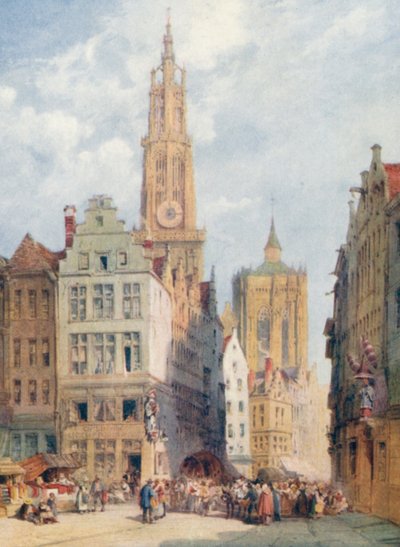Katedralen, Antwerpen av William Callow