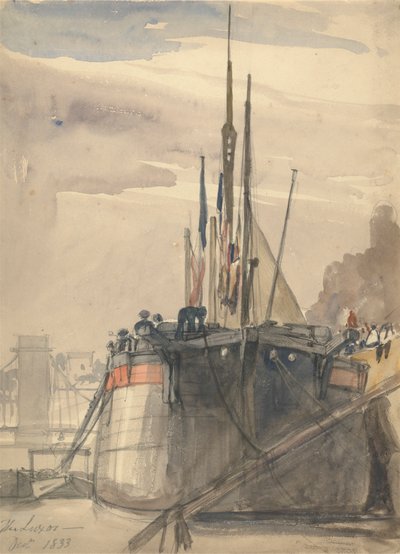 Luxor, Paris, december 1833 av William Callow