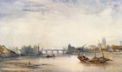 Tours (färglitografi) av William Callow