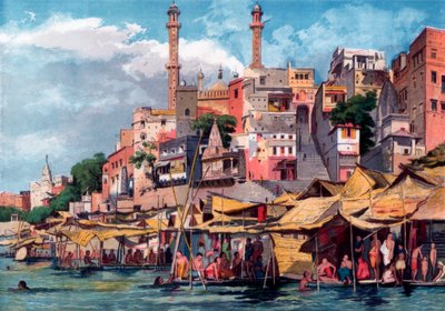 Benares, Indien, 1857. av William Carpenter
