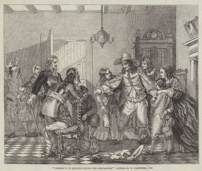 Karl II i Holland, före restaureringen av William Carpenter