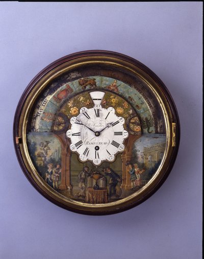 Urtavla, sent 1800-tal, urtavla ca 1770 (mahogny) av William Carter