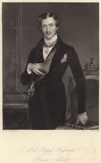 Hans Kungliga Höghet Prins Albert (gravyr) av William Charles (after) Ross