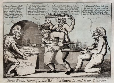 John Bull gör ett nytt parti skepp för att skicka till sjöarna av William Charles