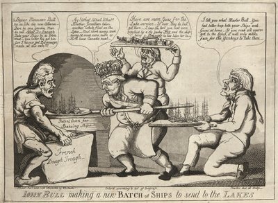 John Bull gör ett nytt parti fartyg att skicka till sjöarna av William Charles
