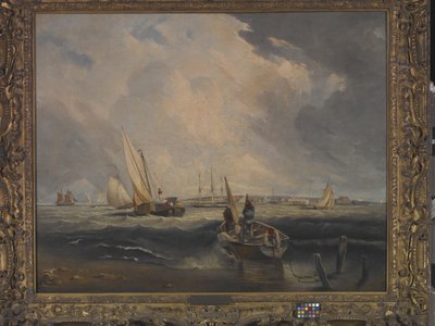 Bligh Sands, Sheerness (olja på duk) av Clarkson Frederick Stanfield