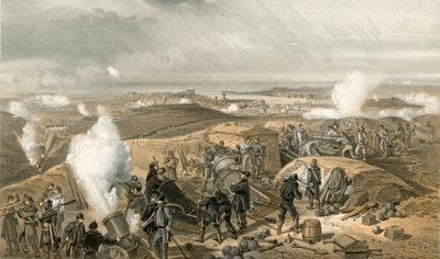 En varm dag i Batteriesswed av William Crimea Simpson