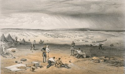 3:e divisionens läger, 9 juli 1855 av William Crimea Simpson