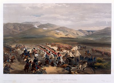 Ansvar för den tunga brigaden vid slaget vid Balaclava, 1854 av William Crimea Simpson