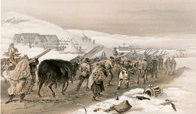 Hyddor och krigskläder för armén av William Crimea Simpson