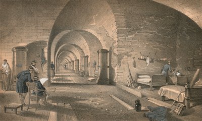 Interiör av Fort Nicholas av William Crimea Simpson