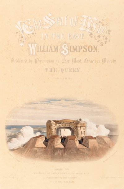 ?Malakoff eller runda tornet?, c.1855 av William Crimea Simpson