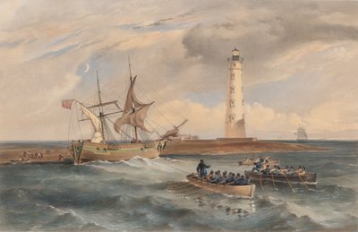 ?Fyren vid Cape Chersonese, tittar söderut? av William Crimea Simpson