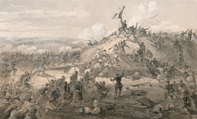 Attacken mot Malakoff av William Crimea Simpson