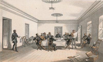 O totonu o le nofoaga autu o Lord Raglan, o se fono a taua av William Crimea Simpson