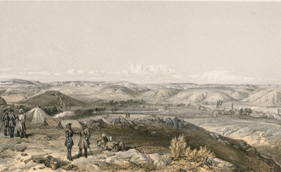 Tchernaya-dalen, blickande norrut av William Crimea Simpson