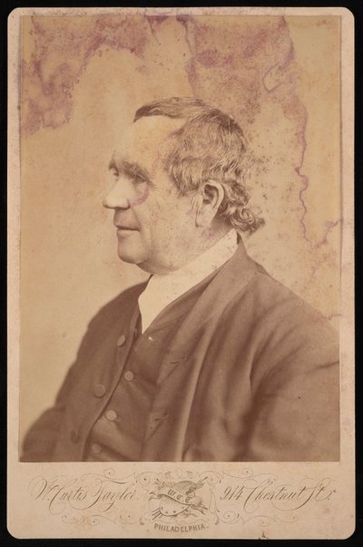Porträtt av J.D. Lang, före 1877. av William Curtis Taylor