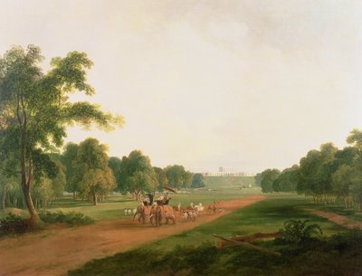 Ett jaktparti i Indien av William Daniell