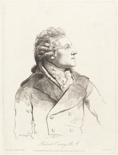 Richard Cosway, R.A. av William Daniell