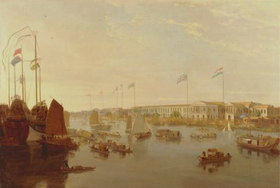 The European Factory, Canton av William Daniell