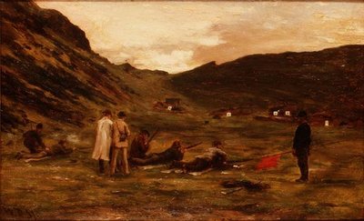 The Rifle Range (olja på papper) av William Darling McKay