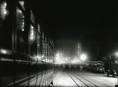 Night View nära Times Square, ca 1919-20 av William Davis Hassler