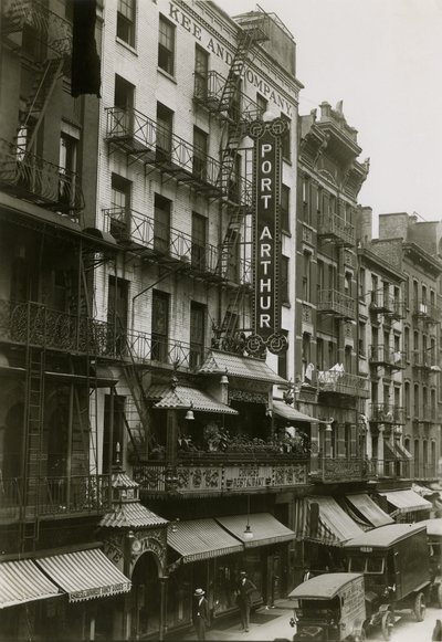 Port Arthur Restaurant, 7 Mott Street, New York City, 1919 av William Davis Hassler