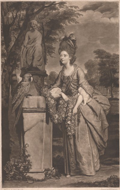 Elizabeth, grevinna av Derby av William Dickinson