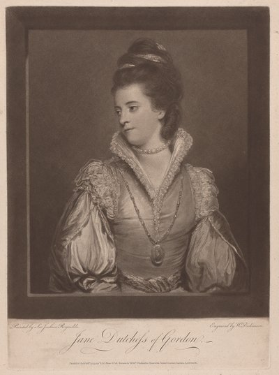 Jane hertiginna av Gordon av William Dickinson