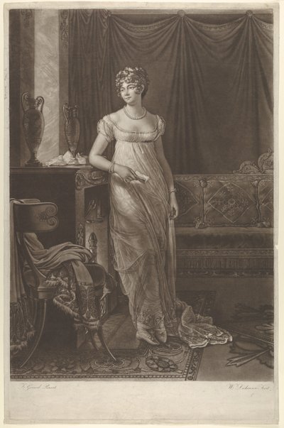 Madame Talleyrand, ca. 1808. av William Dickinson