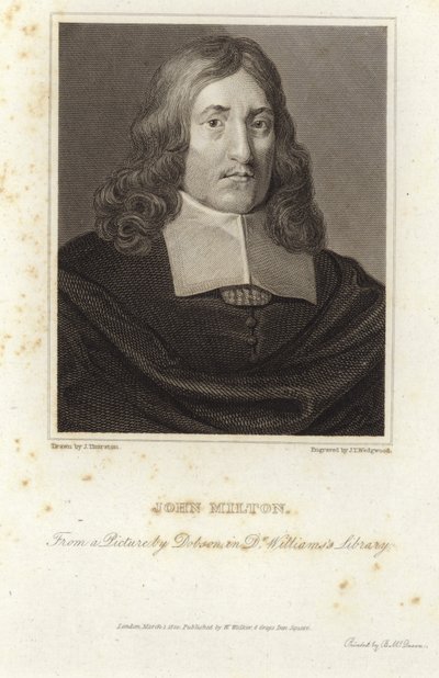 Porträtt av John Milton av William Dobson
