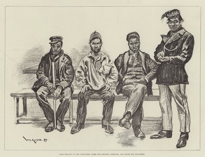 Några fångar i främlingars hem för asiater, afrikaner och sydhavsöbor av William Douglas Almond