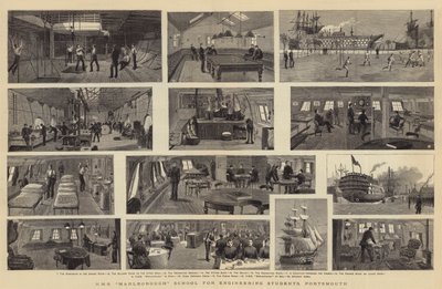 HMS Marlborough School for Engineering Students, Portsmouth av William Edward Atkins