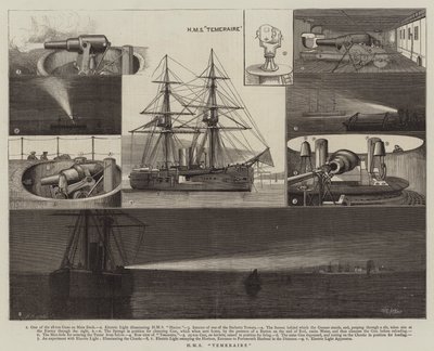 HMS Temeraire av William Edward Atkins