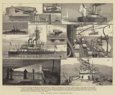 HM Turret-Ship Dreadnought av William Edward Atkins